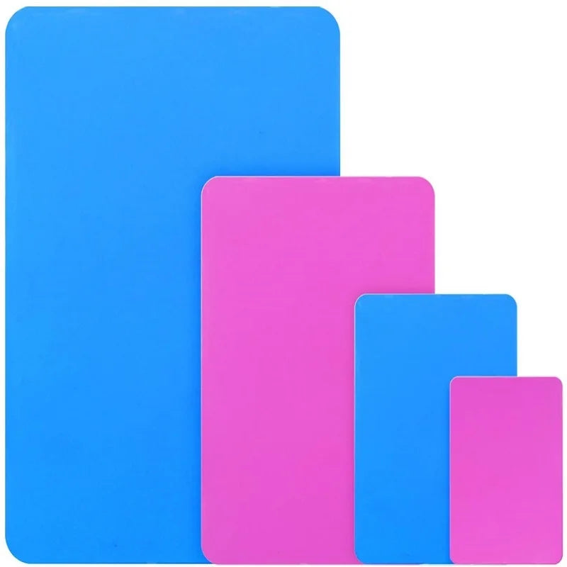 4PCS Silicone Sheets Pink Crafts Epoxy Resin Tumbler Jewelry Casting Molds