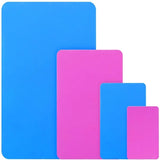 4PCS Silicone Sheets Pink Crafts Epoxy Resin Tumbler Jewelry Casting Molds