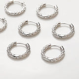 4PCS Round Chain Earrings 14K Plated Brass Ear Stud DIY Jewelry Making Supplies