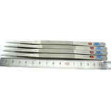 4PCS Stainless Steel Diamond Tweezers Set for Stone Setting Silver