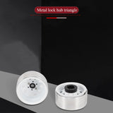 4PCS 1.9 Metal Beadlock Wheel Hub for 1/10 RC Crawler Axial SCX10 TRX4 D90