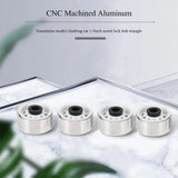 4PCS 1.9 Metal Beadlock Wheel Hub for 1/10 RC Crawler Axial SCX10 TRX4 D90