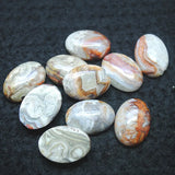 4PCS Mexico Stone Cabochons Oval Shape 18x25mm 20x30mm 30x40mm