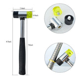 4PCS Jewelry Measuring Tool Set Rubber Hammer Plastic Finger Gauge Tape