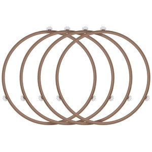 4Pack Roller Ring Oven Turntable Plate Tray Support for Glass Plate Tray
