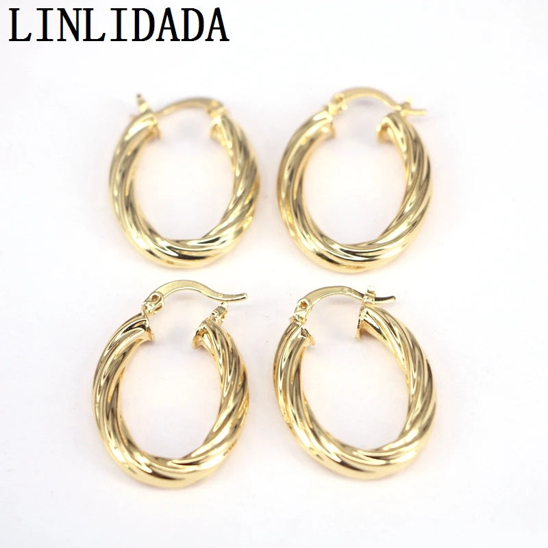 Punk Hoop Earrings Ear Clip Wedding Party Jewelry Gift