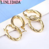 Punk Hoop Earrings Ear Clip Wedding Party Jewelry Gift