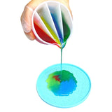 4Pc Silicone Split Cups For Paints Acrylic Pour Cup DIY Epoxy Resin Tools