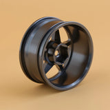4Pcs 1/10 RC Car 52mm Metal Wheel Rim for Sakura, Silver A