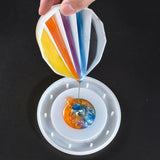 4Pcs Clear Silicone Epoxy Resin Mixing Cups DIY Epoxy Resin Tools