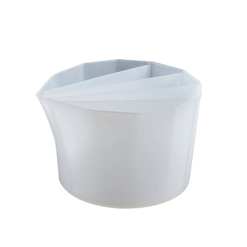 4Pcs Clear Silicone Epoxy Resin Mixing Cups DIY Epoxy Resin Tools