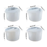 4Pcs Clear Silicone Epoxy Resin Mixing Cups DIY Epoxy Resin Tools