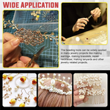 4Pcs Jewelry Making Pliers Kit with Crimping and Wire Cutters
