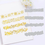 4Pcs Carbon Steel Hot Foil Plate Metal Dies for DIY Scrapbooking