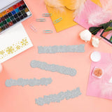 4Pcs Carbon Steel Hot Foil Plate Metal Dies for DIY Scrapbooking