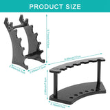 4Pcs 6-Slot Plastic Pen Holder Stand for School Office Home Store