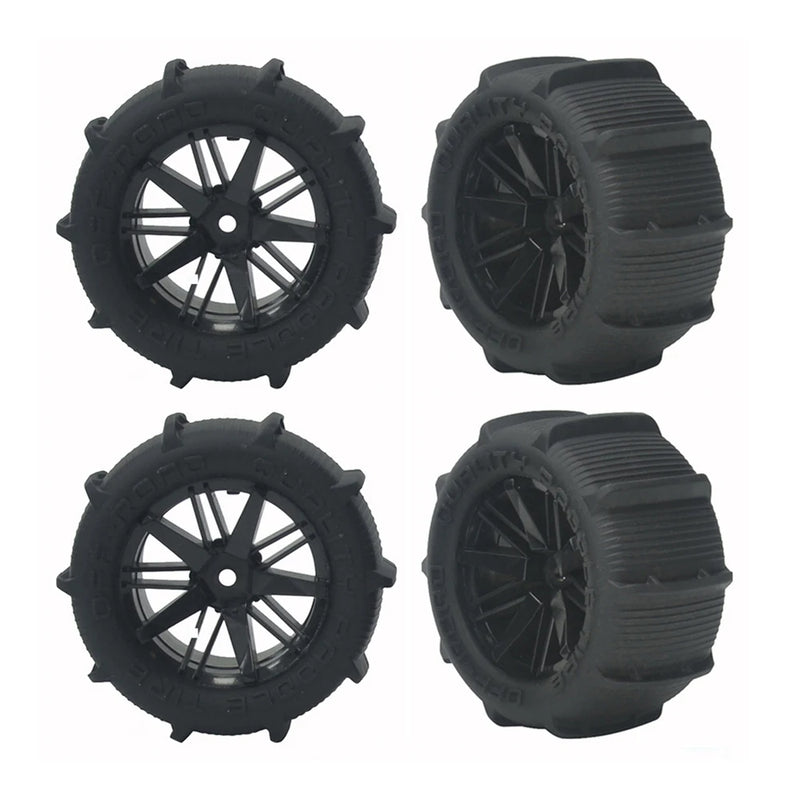 4Pcs 80mm Snow Sand Tires Wheel for RC Car Upgrade Parts
