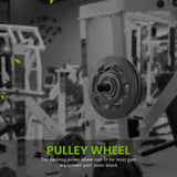 4Pcs 95mm Universal Pulley Wheel Cable Fitness Equipments Accessories
