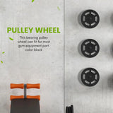 4Pcs 95mm Universal Pulley Wheel Cable Fitness Equipments Accessories