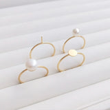 4Pcs Adjustable 14K Flat Circle Bezel Ring Base 8mm Blanks Pin DIY Rings Jewelry