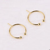 4Pcs Adjustable 14K Flat Circle Bezel Ring Base 8mm Blanks Pin DIY Rings Jewelry