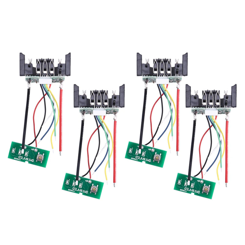 4Pcs PCB Charging Protection Board for 18V 20V DCB201
