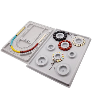 4Pcs Bead Board Bracelet Necklace Organizer Tray