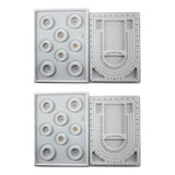 4Pcs Bead Board Bracelet Necklace Organizer Tray