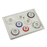 4Pcs Bead Board Bracelet Necklace Organizer Tray
