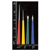 4Pcs Bead Hole Enlarger Tool Set for Diamond Pearl Glass Beads