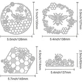 4Pcs Bees Wreath Metal Cutting Dies for DIY Scrapbooking Card Making