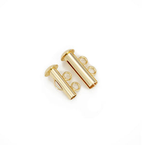 4Pcs Brass Plated Strand Layered Necklace Clasp DIY Jewelry Making