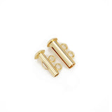 4Pcs Brass Plated Strand Layered Necklace Clasp DIY Jewelry Making