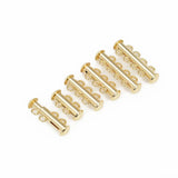 4Pcs Brass Plated Strand Layered Necklace Clasp DIY Jewelry Making