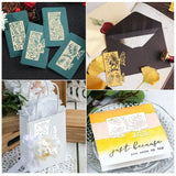 4Pcs Butterfly Frame Metal Die Cuts for Scrapbook Embossing Card Craft Decor
