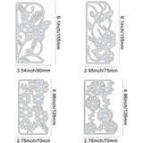 4Pcs Butterfly Frame Metal Die Cuts for Scrapbook Embossing Card Craft Decor