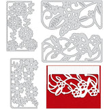 4Pcs Butterfly Frame Metal Die Cuts for Scrapbook Embossing Card Craft Decor