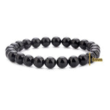 4Pcs Couples Tiger Eye Bracelets Natural Stones Elastic Stress Relief