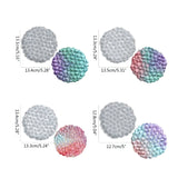 4Pcs Crystal Epoxy Diamonds Coaster Silicone Mold for Resin Casting