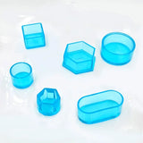 4Pcs DIY Box Silicone Resin Molds Kit Mini Round Square Flower Pot Storage Mold