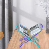 4Pcs Crystal Epoxy Mould Bookshelf Table Ornament Silicone Mould