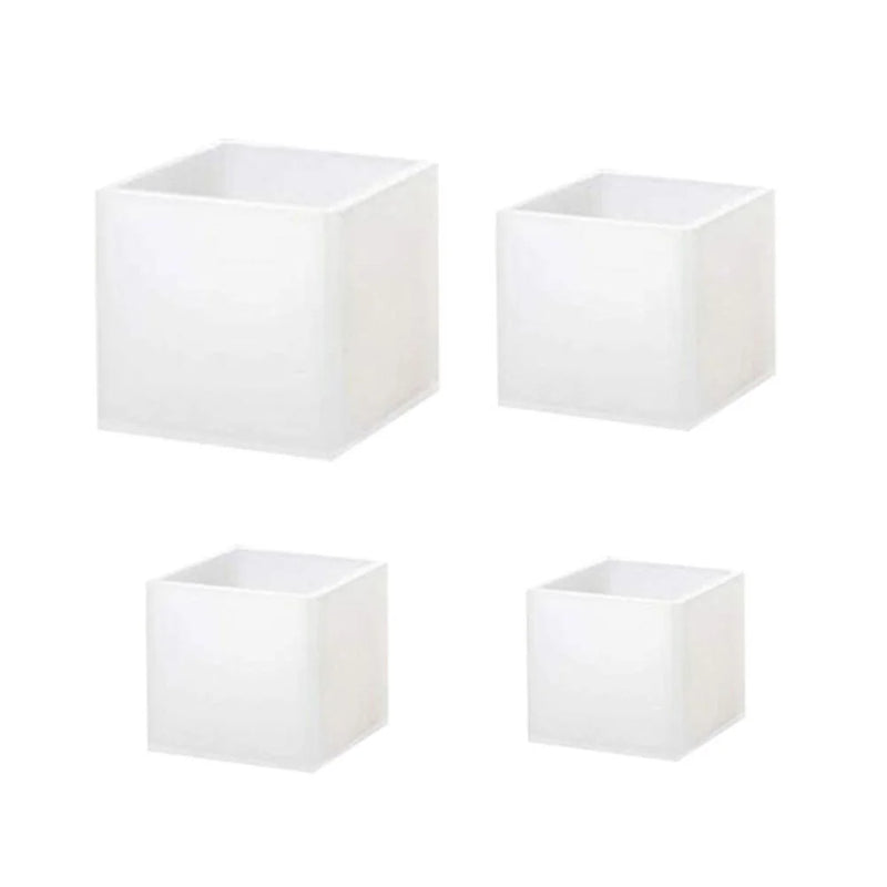 4Pcs Silicone Square Ornaments Molds DIY Crafts Adornments