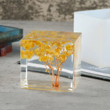 4Pcs Silicone Square Ornaments Molds DIY Crafts Adornments