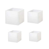 4Pcs Silicone Square Ornaments Molds DIY Crafts Adornments