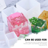 4Pcs Silicone Square Ornaments Molds DIY Crafts Adornments
