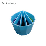 4Pcs Silicone Measuring Cups Mixing Cup For Dispensing Crafts,Blue