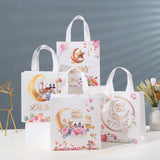 4Pcs Eid Mubarak Gift Bags, Ramadan Kareem Cookie Candy Packaging Bag