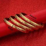 4Pcs Bangles Ethiopian African Dubai Bracelet Charm Jewelry