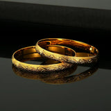 4Pcs Bangles Ethiopian African Dubai Bracelet Charm Jewelry