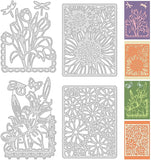 4Pcs Flower Border Frame Metal Cutting Dies for Card Scrapbooking Craft
